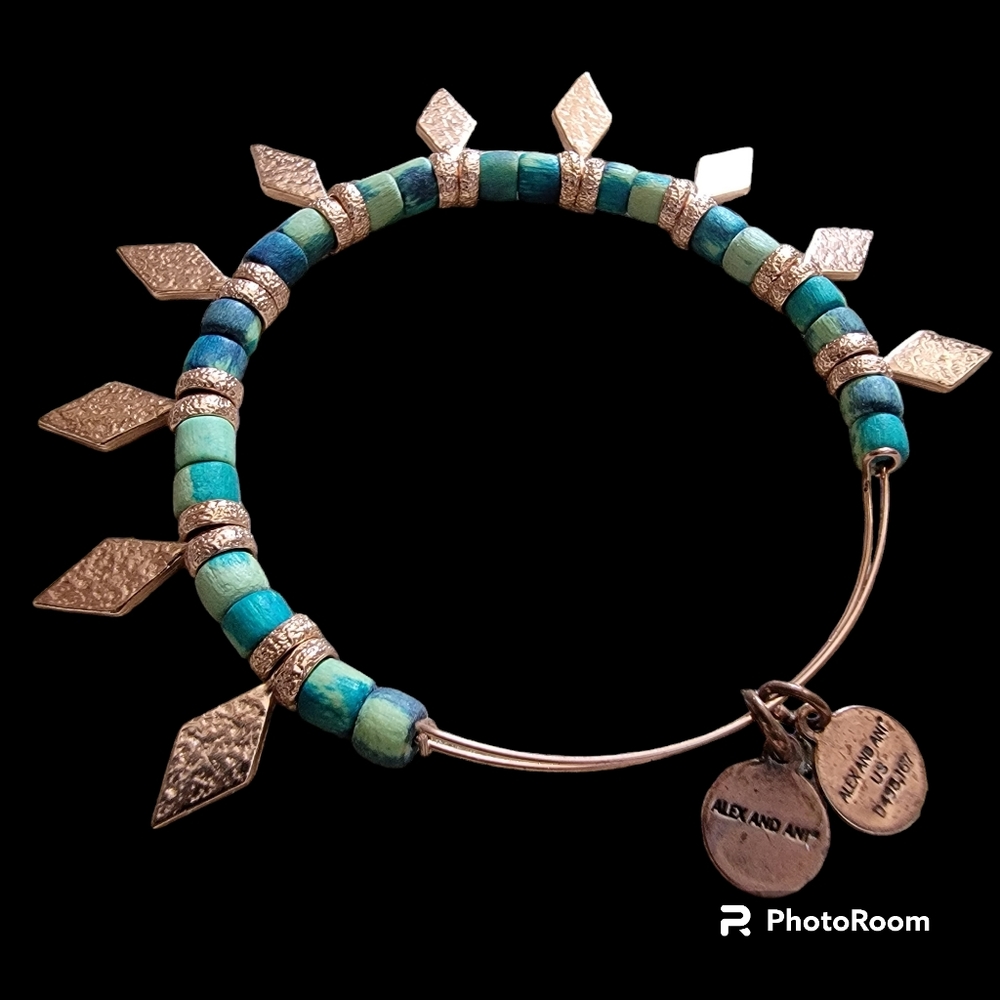 Alex and Ani Bead and Charm Bracelet